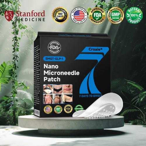 CROAIE Nano Microneedle Patch with SMGT-GLP-1 & Matrixyl 3000 – Slimming, Skin Tightening, Blood Sugar Support, No Injection, 7-Day Result